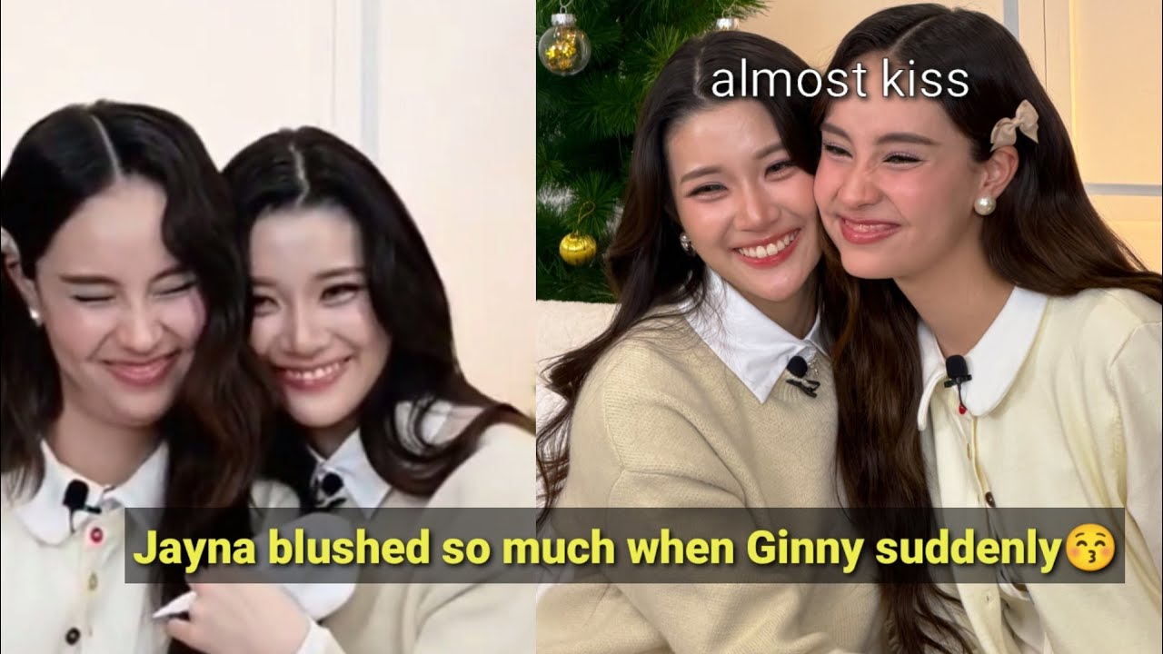Ginny surprised Jayna with a big hug, and she blushed so hard!😱