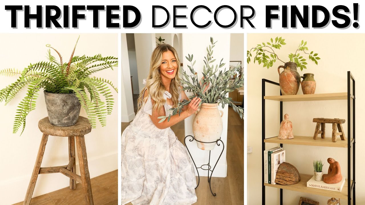 THRIFTING HIGH-END HOME DECOR || STYLING THRIFTED DECOR || HOME DECORATING IDEAS ON A BUDGET