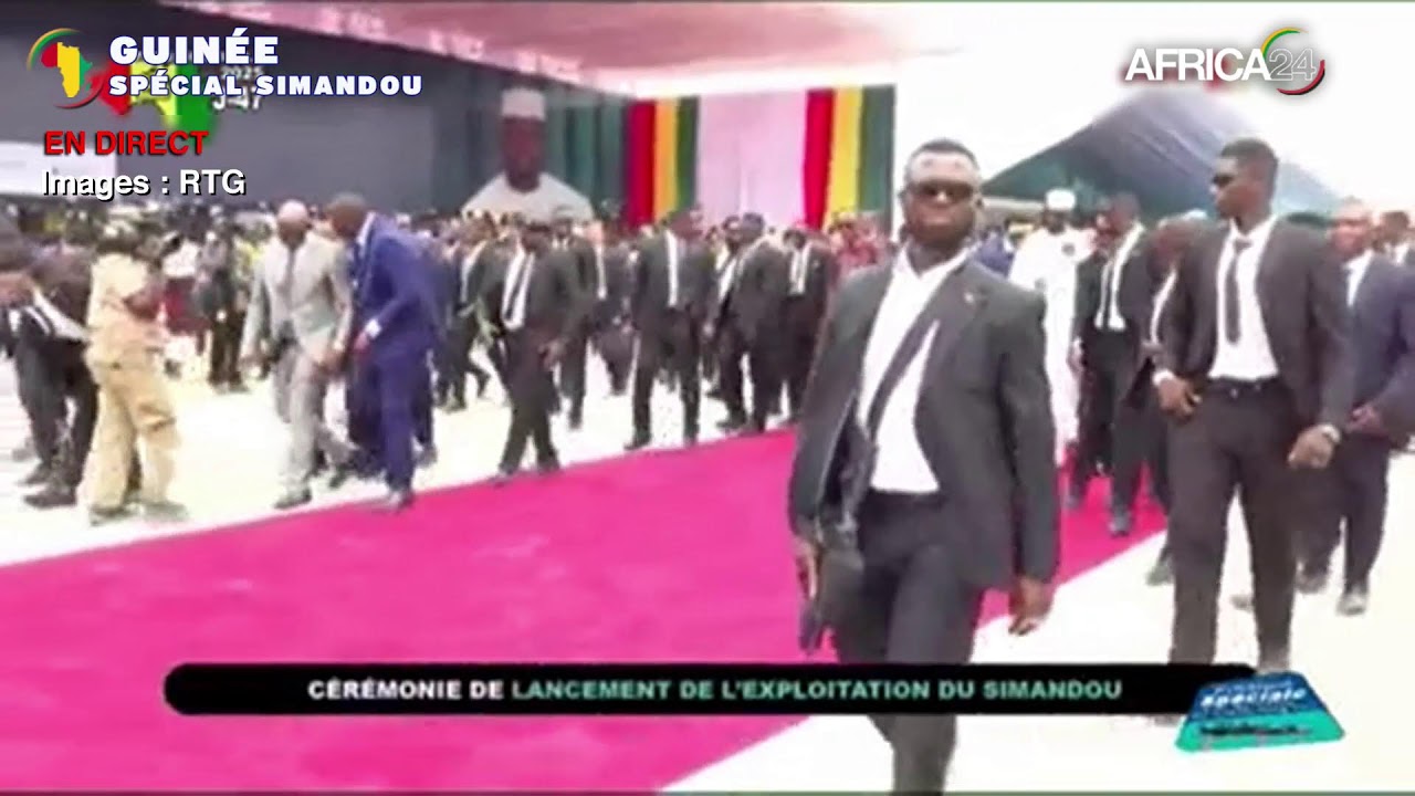 🔴 En direct &ndash; C&eacute;r&eacute;monie de premi&egrave;re exportation du minerais de Simandou - #Port_de_Morebaya, #Guin&eacute;e