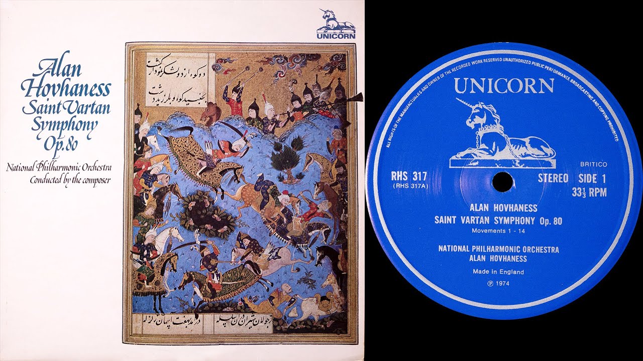 Hovhaness - Saint Vartan Symphony (Hovhaness) (vinyl: Ortofon Xpression, Graham Slee, CTC 301)
