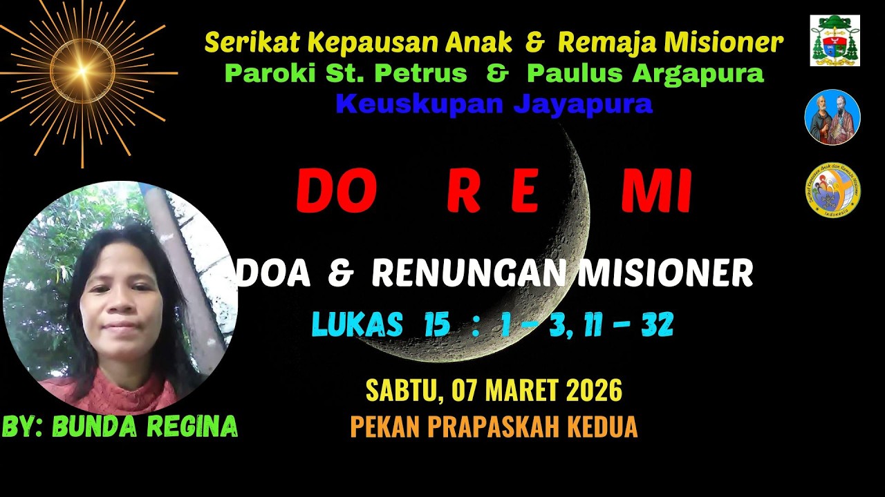 DOREMI Edisi Sabtu 07 Maret 2026 Bersama Bunda Regina