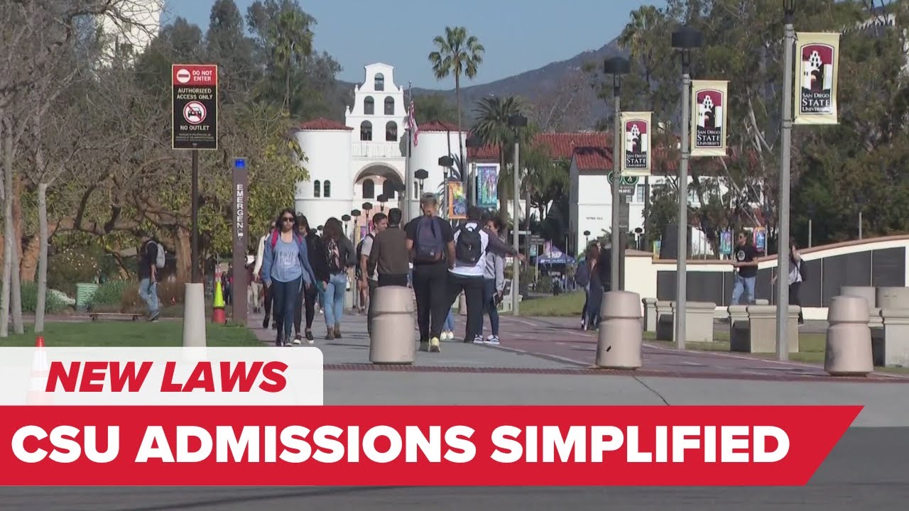 New California law changes how high school seniors get into CSU colleges | NEW LAWS