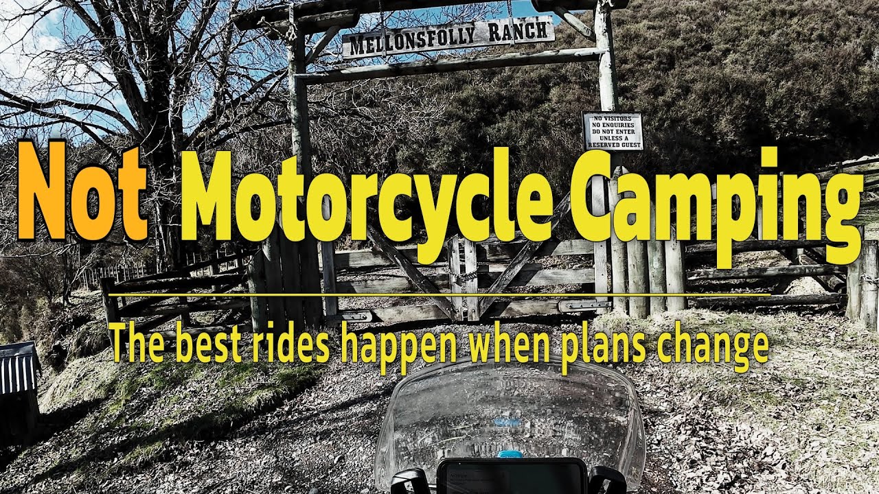 Not Motorcycle Camping - The Best Rides Happen When Plans Change (Part 1)