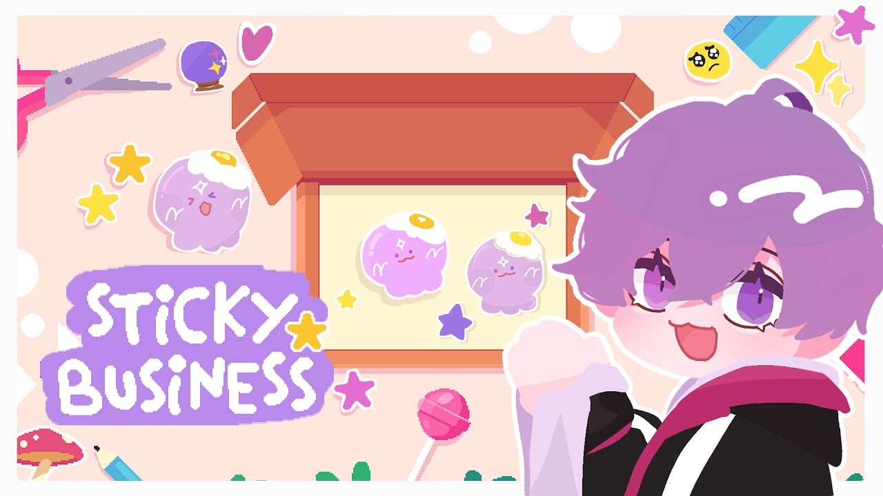 【BILIBILI STREAM】sticker time!【NIJISANJI EN | Uki Violeta】
