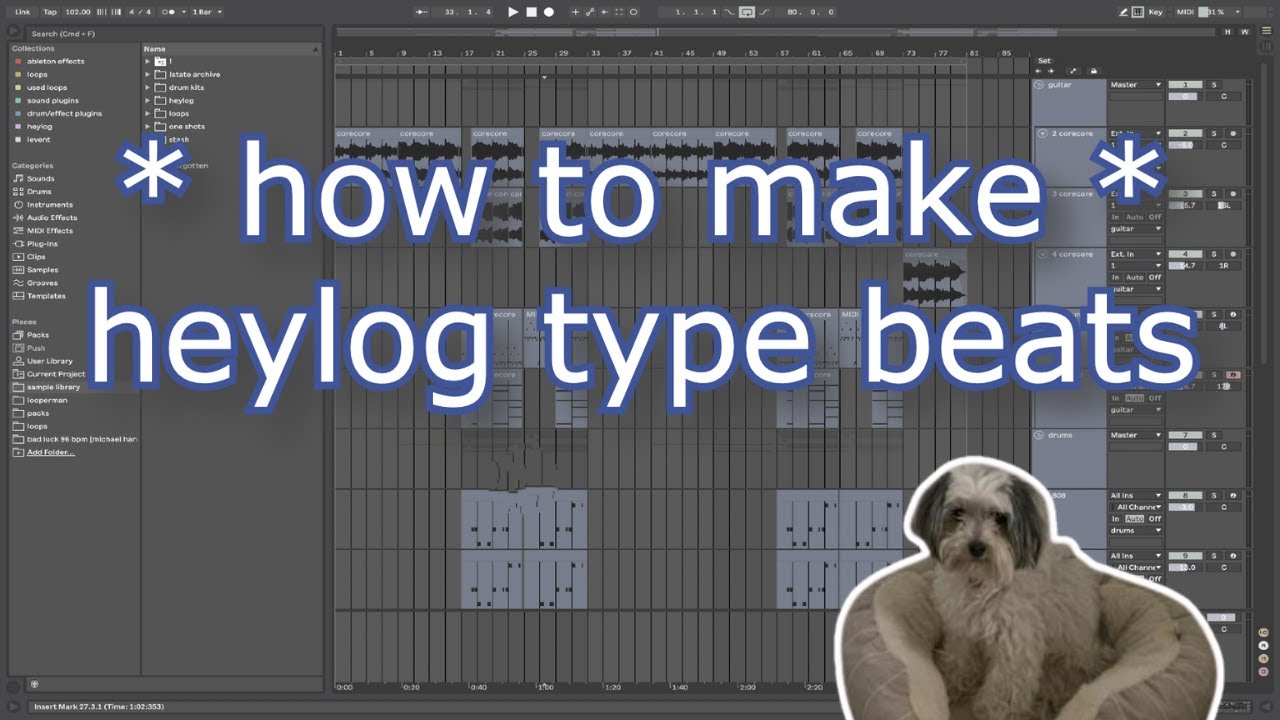 how to make a heylog type beat (hyperpop tutorial)