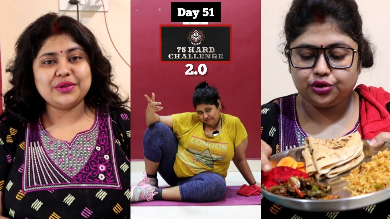 Day 51 of #75hardchallenge 2.0🔥#rohinibg #teddians #weightloss #journey