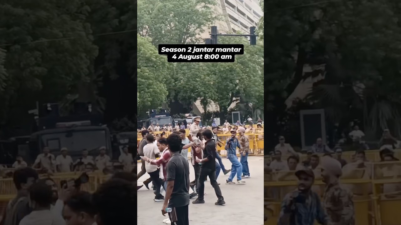 🚨 Jantar Mantar Protest Live | August 4, 8:00 AM | Ground Report 🔥 #shorts