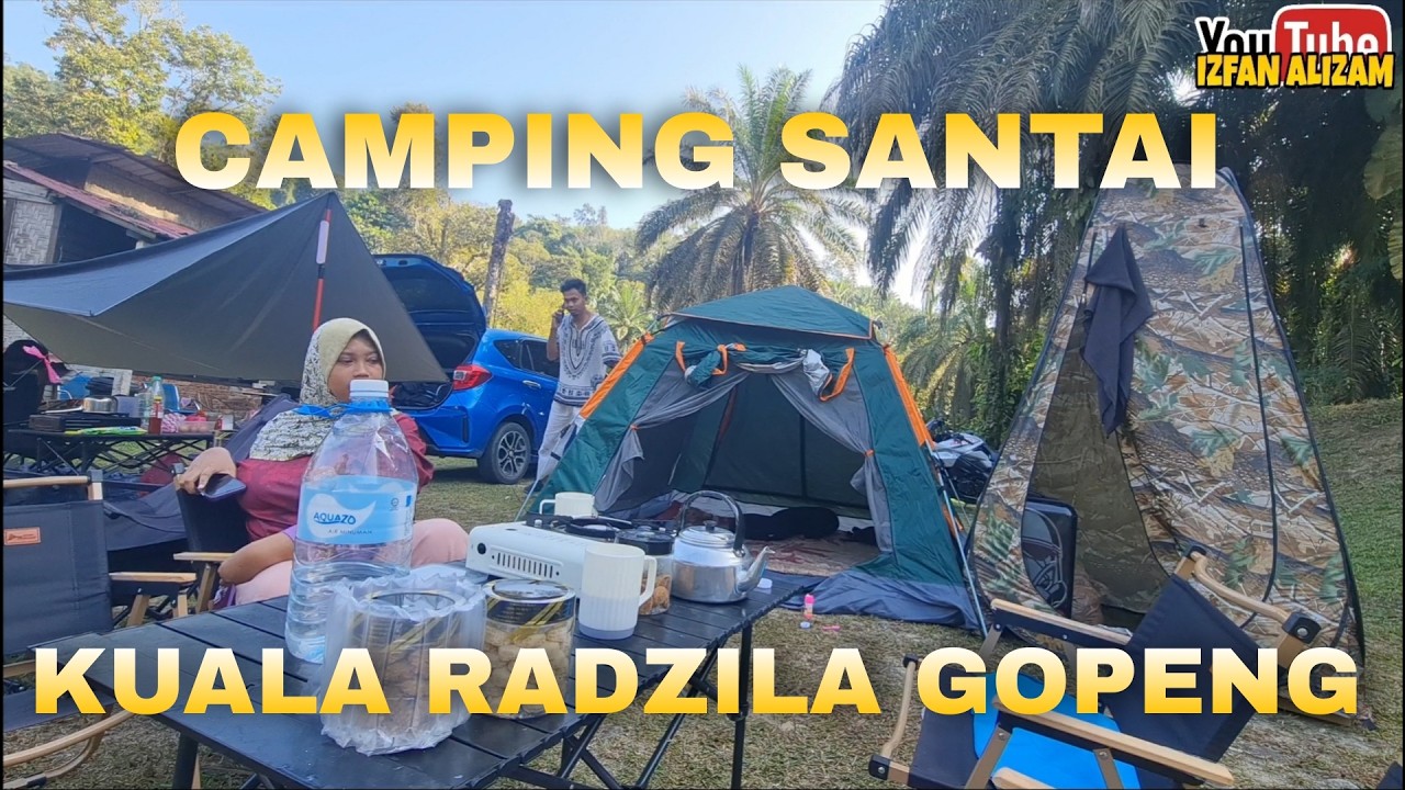 Camping santai kuala radzila gopeng izfan alizam & l4r bike members.🎶Camping santai by izfan alizam 
