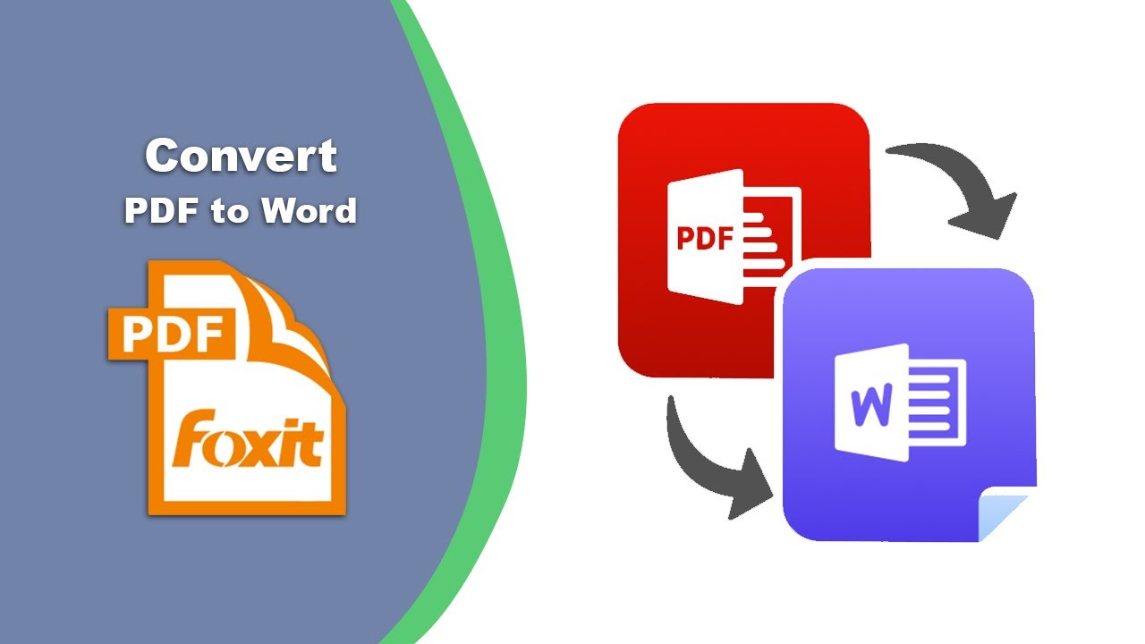 Как легко конвертировать PDF-документы в текст Word в редакторе Foxit PDF