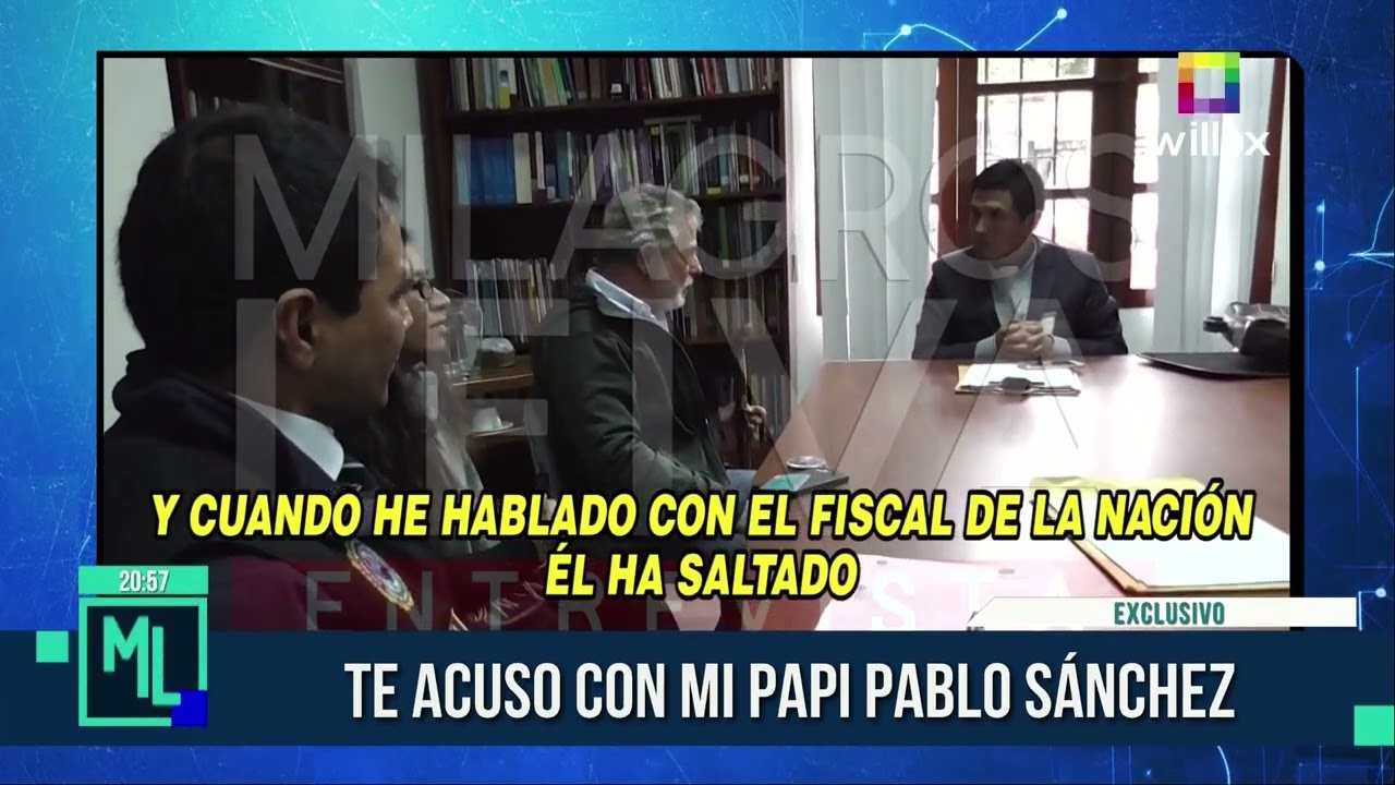 Milagros Leiva Entrevista - ENE 09 - LA LLAMADA DE PABLO S&Aacute;NCHEZ AL FISCAL RURUSH | Willax