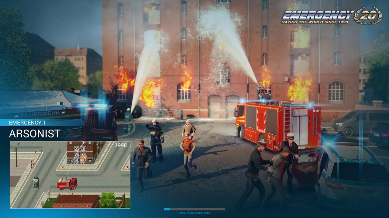 Emergency 20 (2018) - Arsonist On The Loose! Gameplay 4K