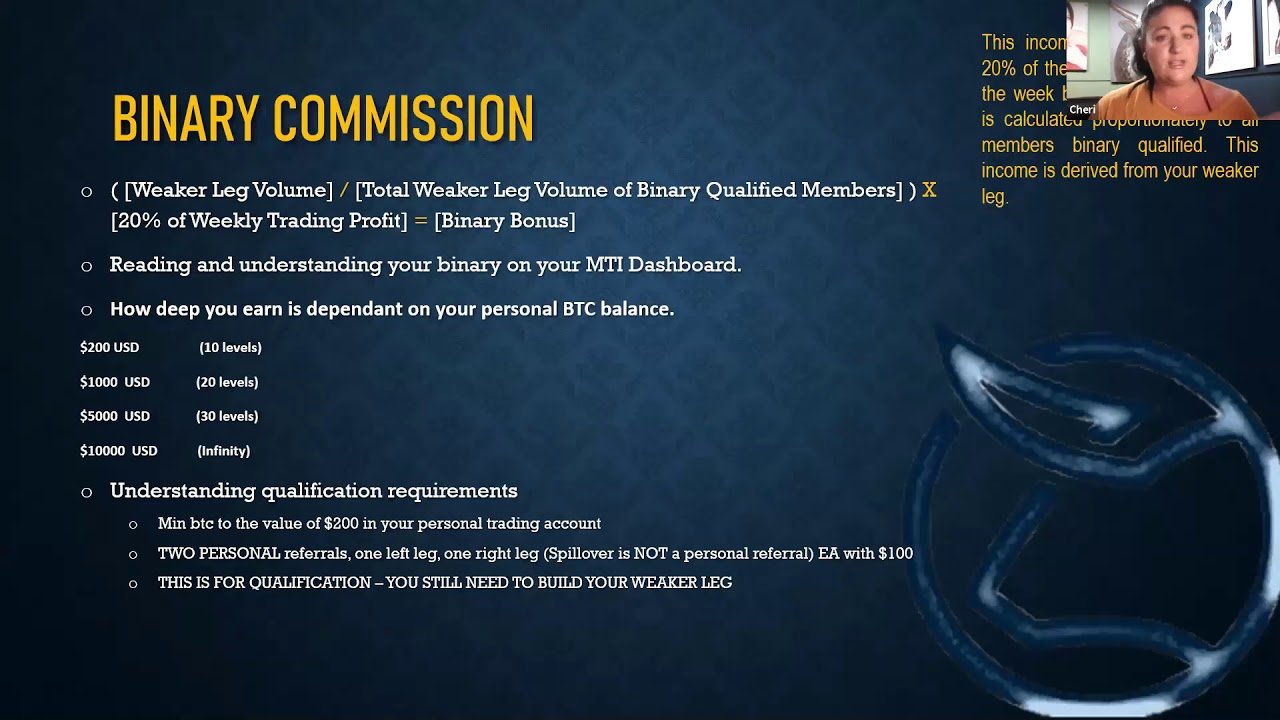MTI Compensation Plan Training