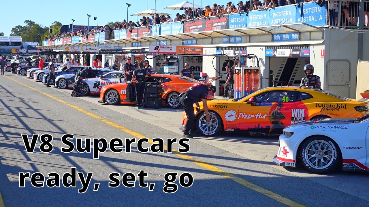 Behind the scenes in pit lane - V8 Supercars Perth