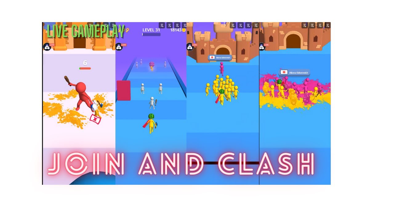 Join and Clash l Join and clash live Gameplay