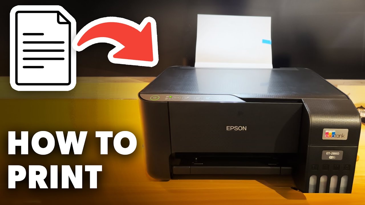 Как печатать из Epson EcoTank (ET 2860, 2400, 2870, 2700)