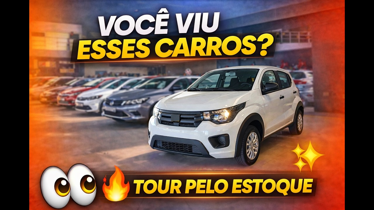 OLHA ESSES CARROS! TOUR PELO ESTOQUE 🚗 #nordeste