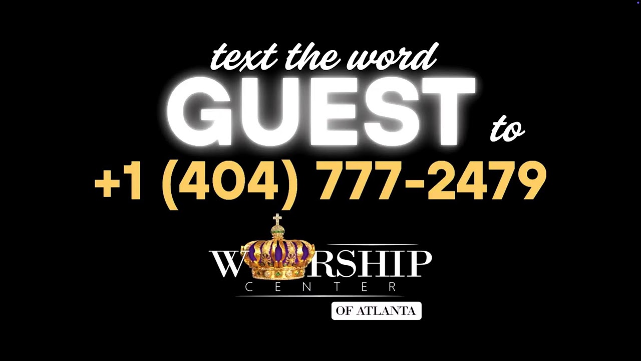 LIVE Sunday Worship - Worship Center of Atlanta - Bishop Luther McKinstry, III