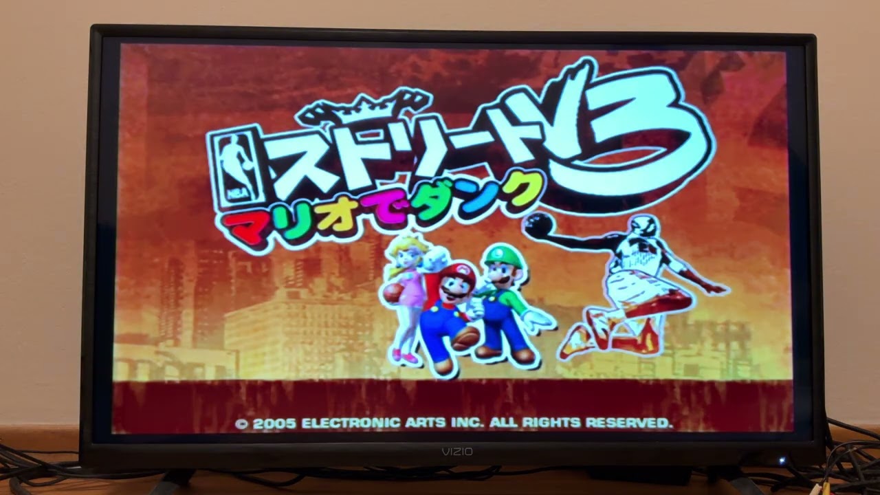 Test play of 2 Nintendo GameCube games