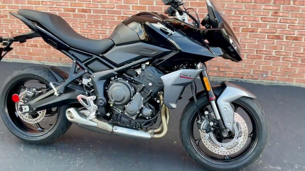 2024 Triumph Tiger Sport 660 Jet Black Walkaround