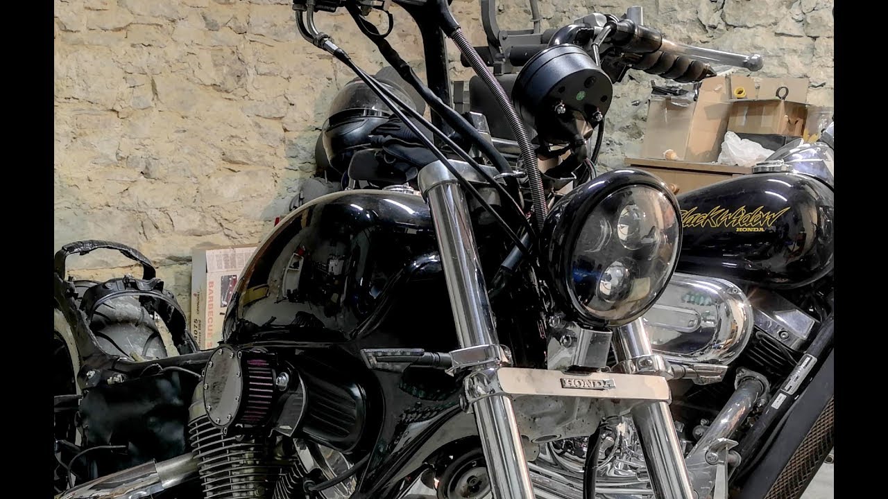 Shadow vt600 project - Montaggio faro led