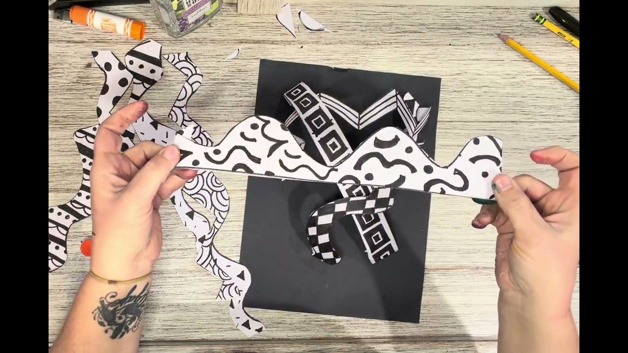 Relief paper sculptures 
