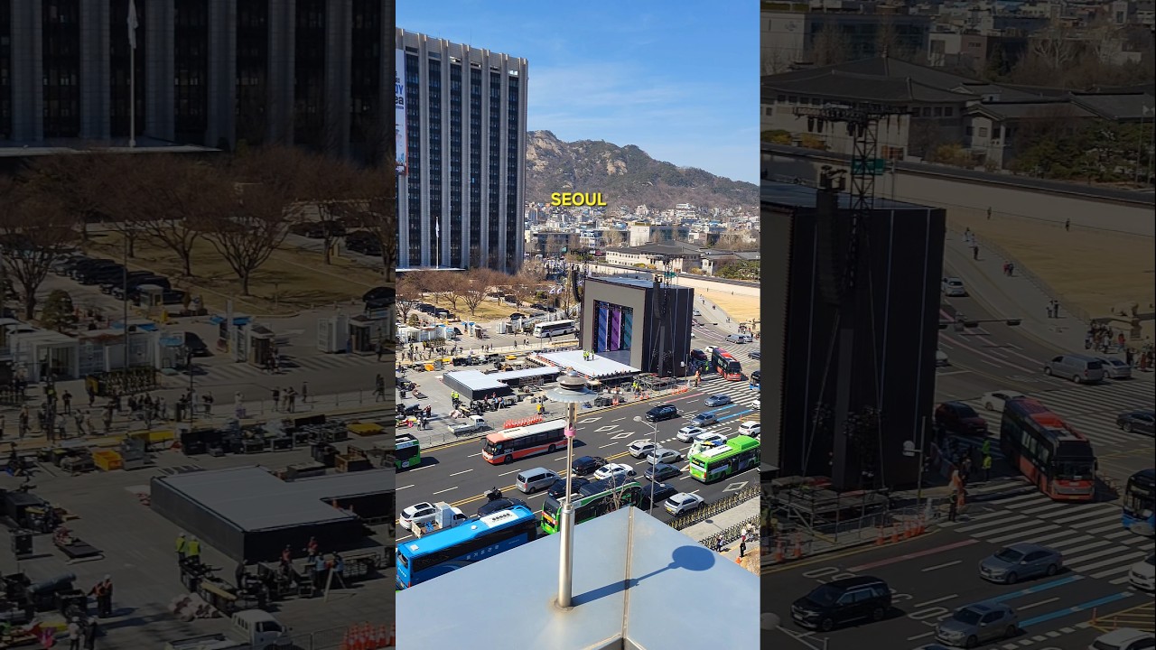 BTS Stage in SEOUL South Korea