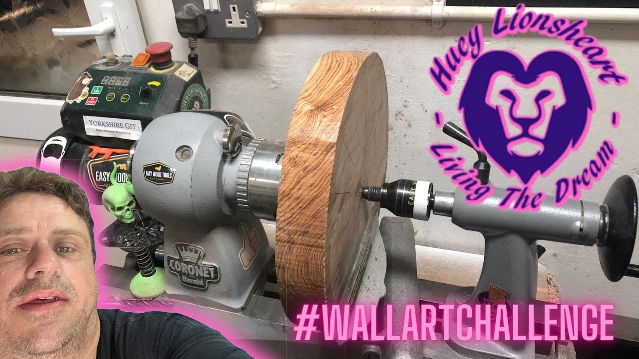 Woodturning - Resin And Wood Wall Art #WALLARTCHALLENGE