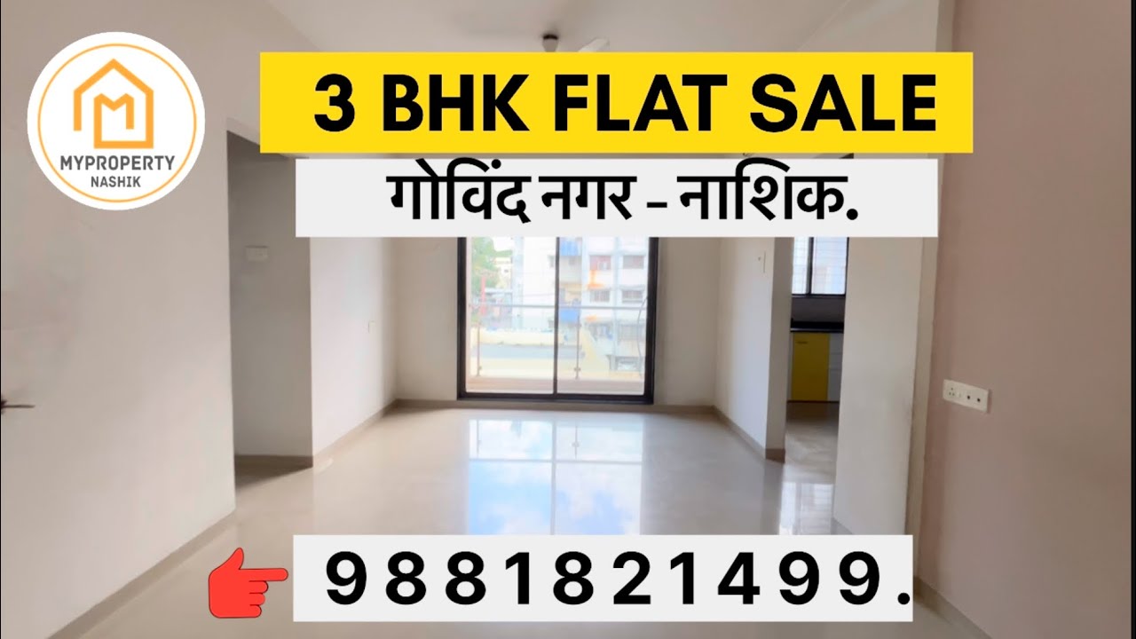 3 BHK Flat sale at Govind nagar nashik.