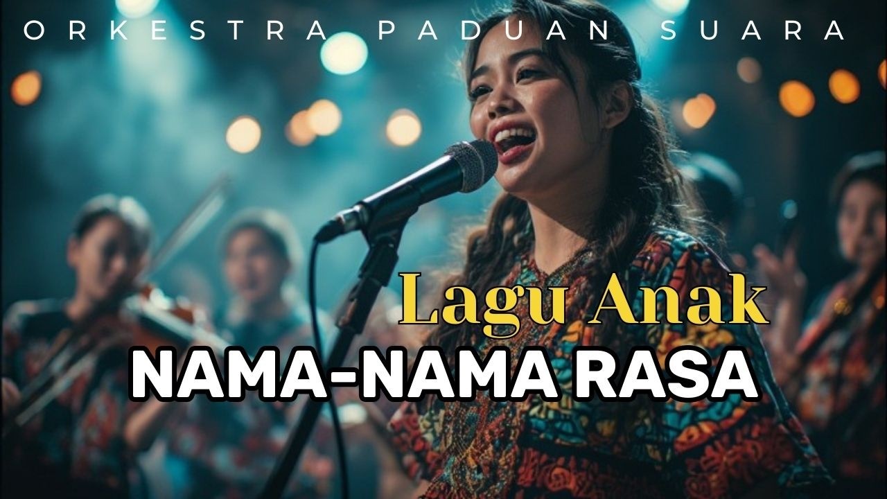 Nama Nama Rasa - Lagu Anak (Cover) Versi Orkestra Paduan Suara Megah