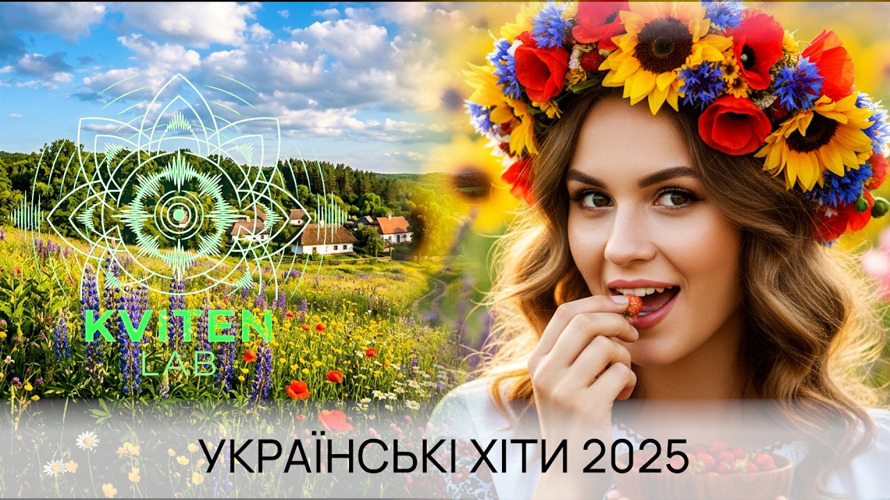 Українські хіти 2025. Нові найкращі українські пісні, ремікси та кавери.