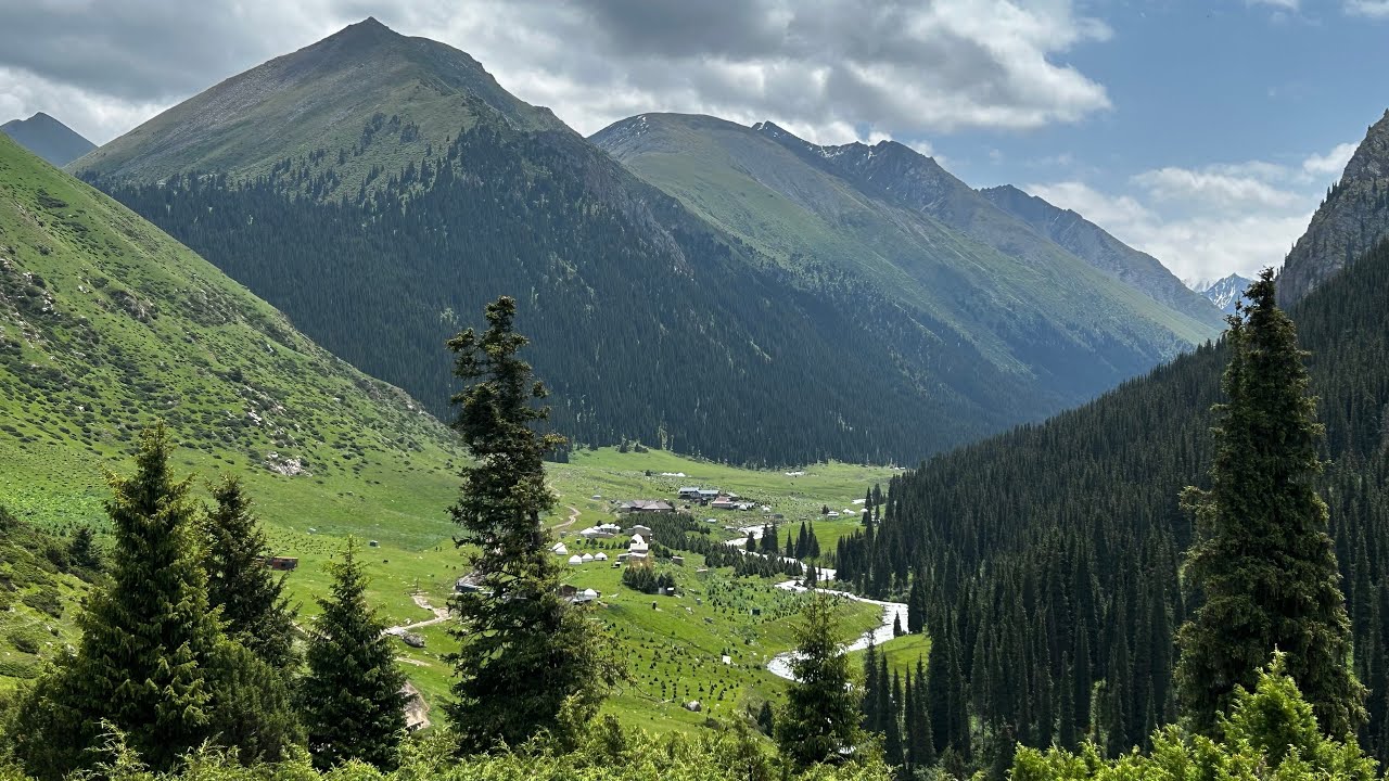 Tour to Altin Arashan . Karakol. Issyk Kul . Kyrgyzstan. Nomads Life