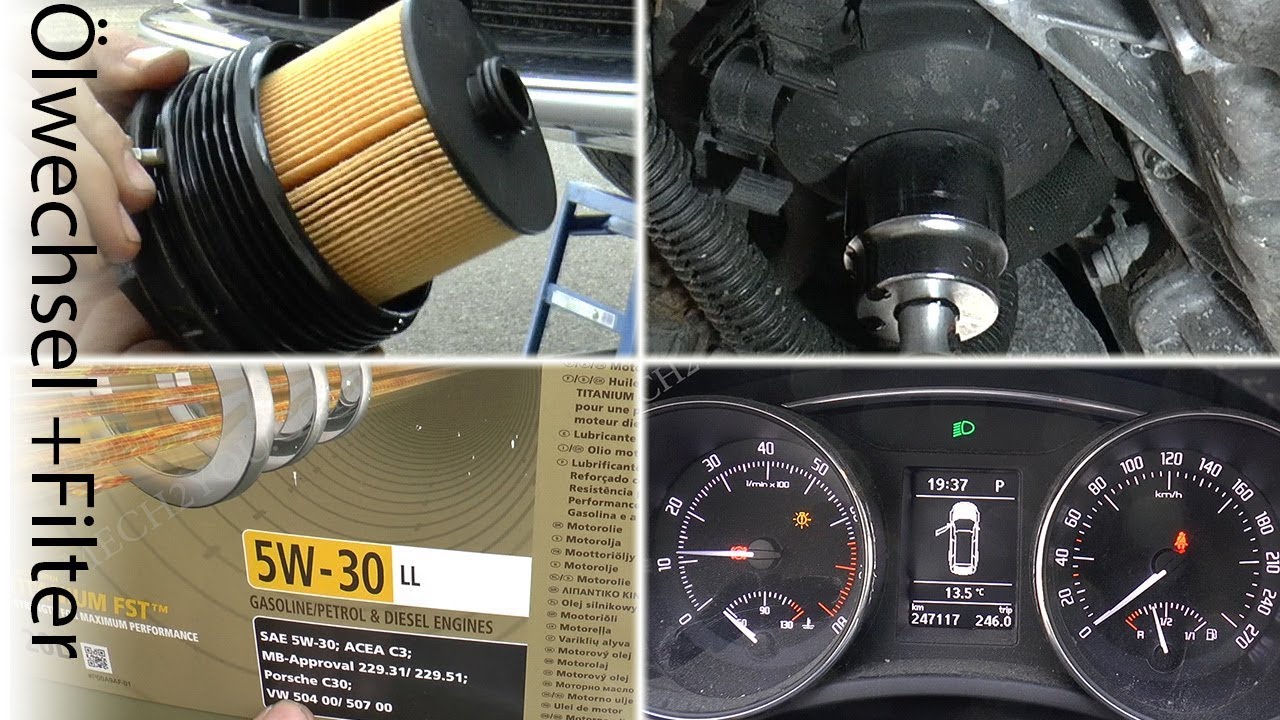 🛠️ Ölwechsel       260PS Skoda Superb 3,6 L CDVA BJ 2012