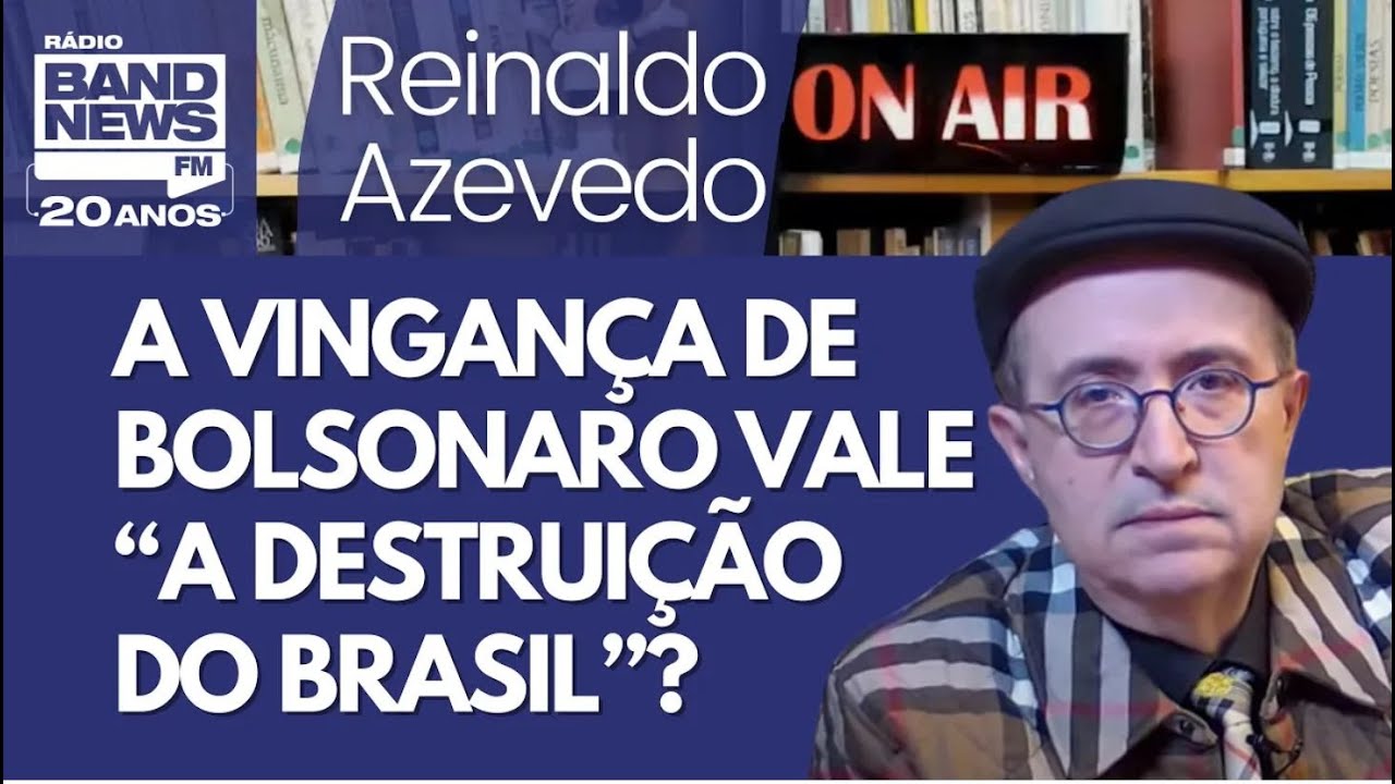 Reinaldo – Eduardo diz em cena aberta que a sua vingança vale a destruição do Brasil