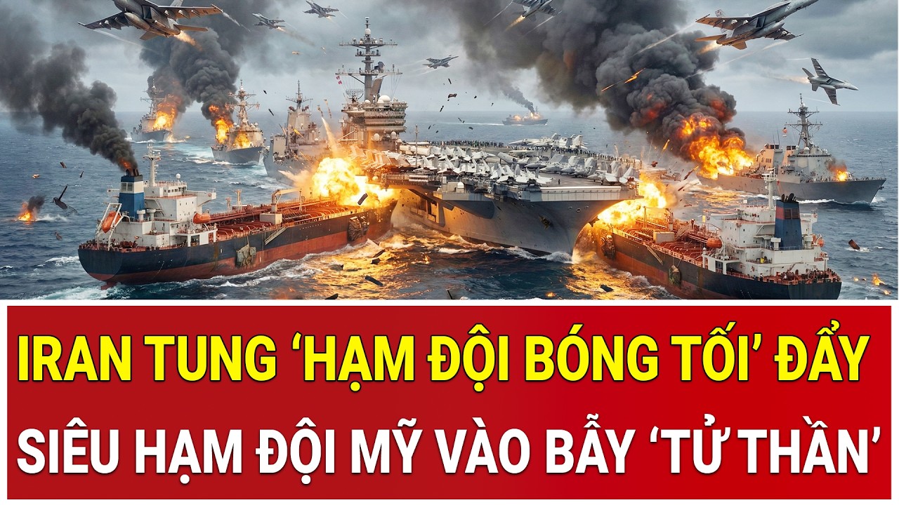 Tâm điểm thế giới 23/2: Iran tung ‘hạm đội bóng tối’ đẩy siêu hạm đội Mỹ vào bẫy ‘tử thần’
