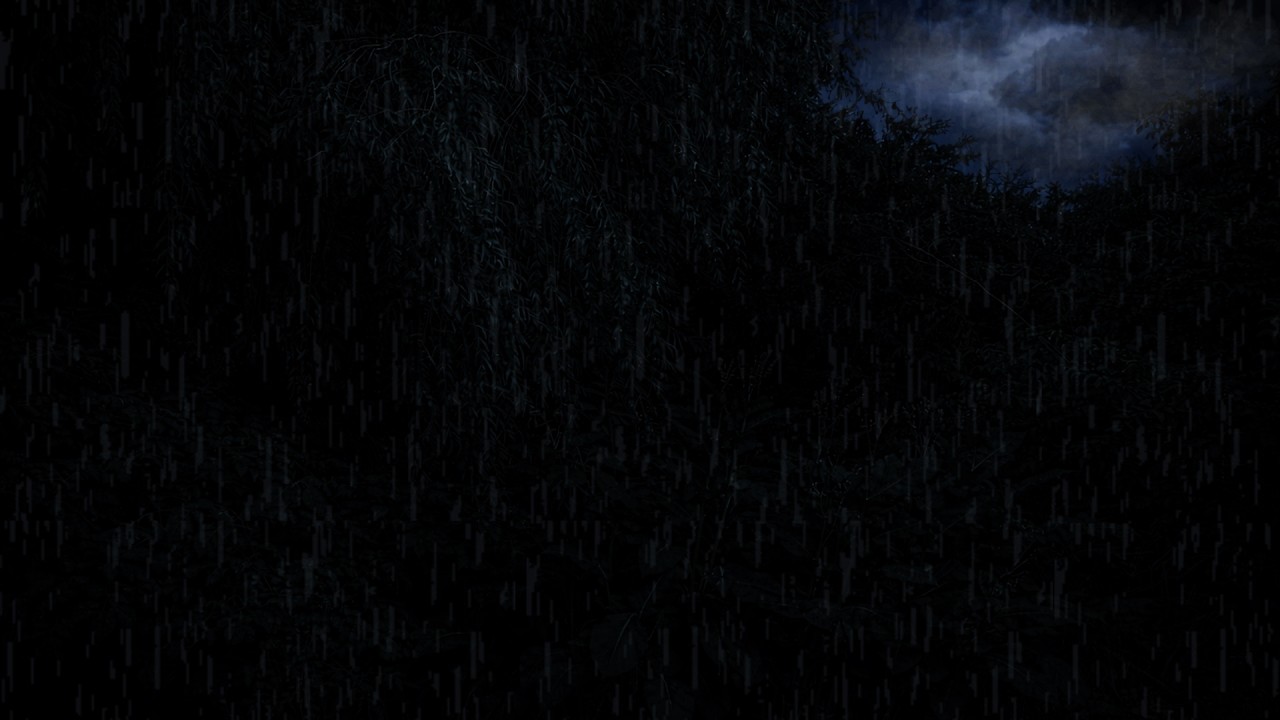 Fall Asleep to Heavy Dark Rain 🌧️ | No Music | Sleep Sounds