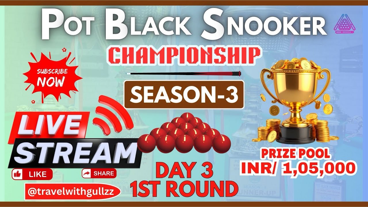 DAY 3  || POT BLACK SNOOKER TOURNAMENT SUNDERNAGAR |