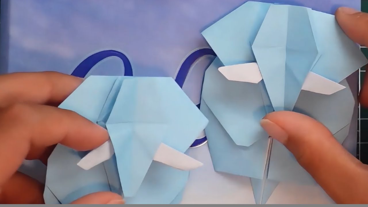 Origami Elephant Bookmark - Easy & Adorable Tutorial! (20 Min)