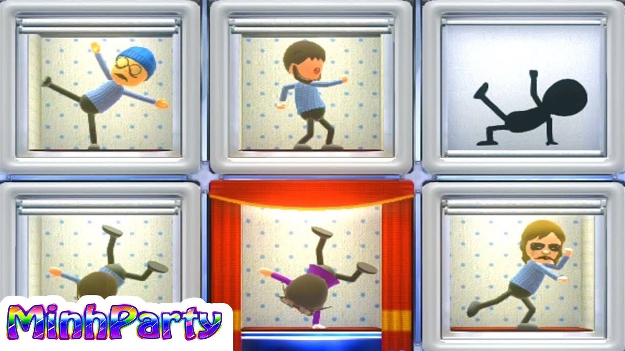 Wii Party U Minigames Gameplay Dojo Domination #66 @MINH PARTY U