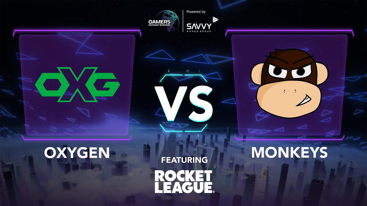 Oxygen Esports vs. Monkeys // Gamers Without Borders 2023 &ndash; Rocket League &ndash; Day 4