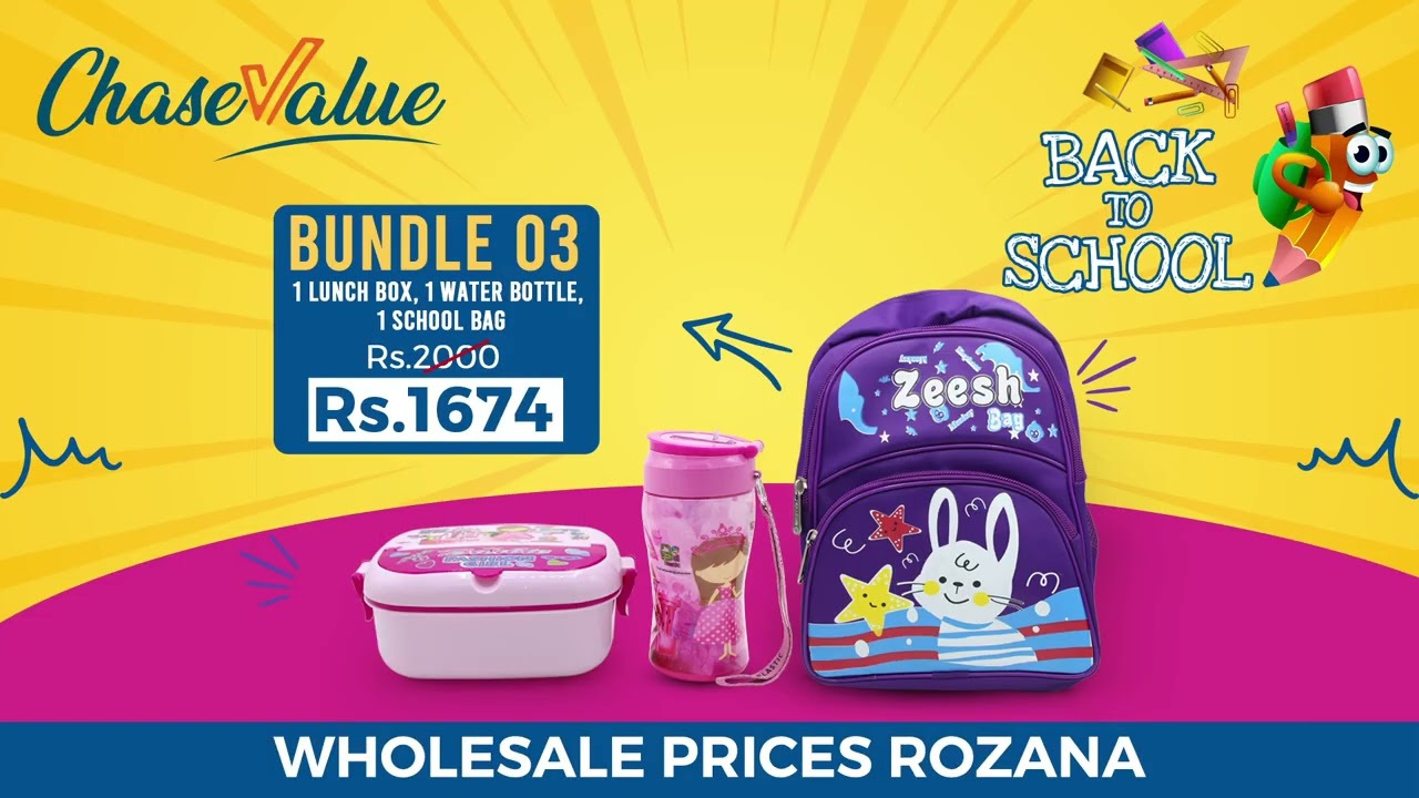 Chase Value - Back to school bundles