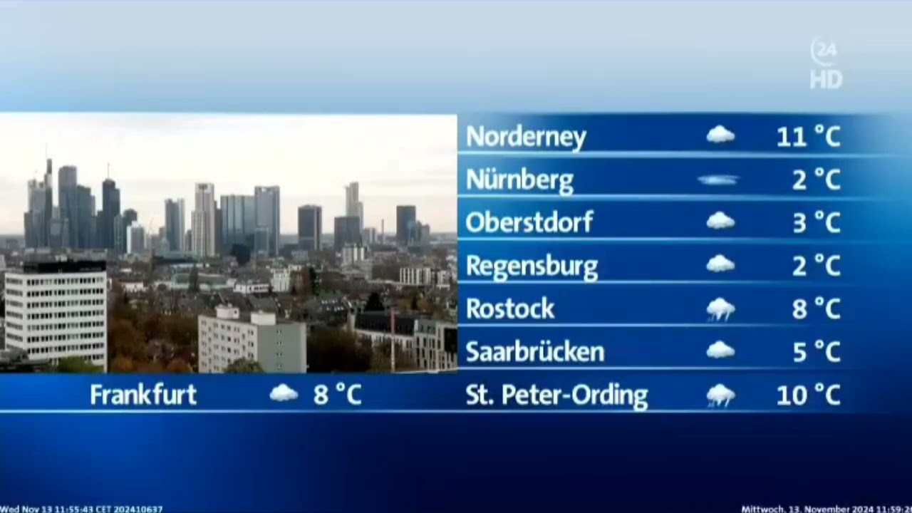 tagesschau24 backtimer | Tagesschau Intro 13.11.2024