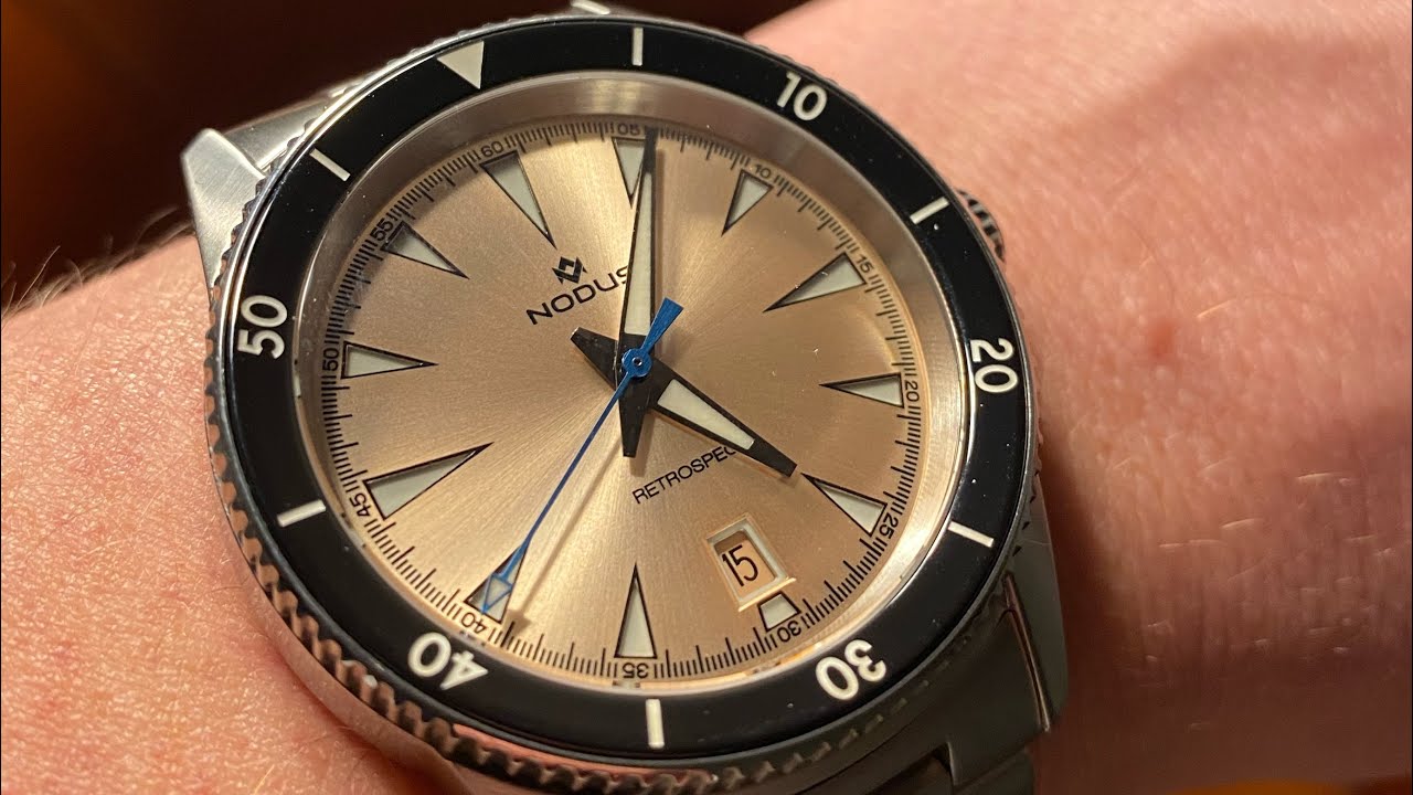 Great Affordable Divewatch Quality | Nodus Retrospect Salmon