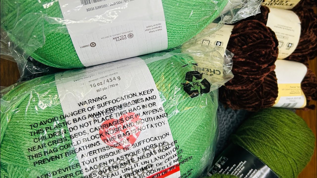 My $25 Yarn Haul 🧶 ~ Walmart + Dollar Tree Yarn ~ What will I crochet next?