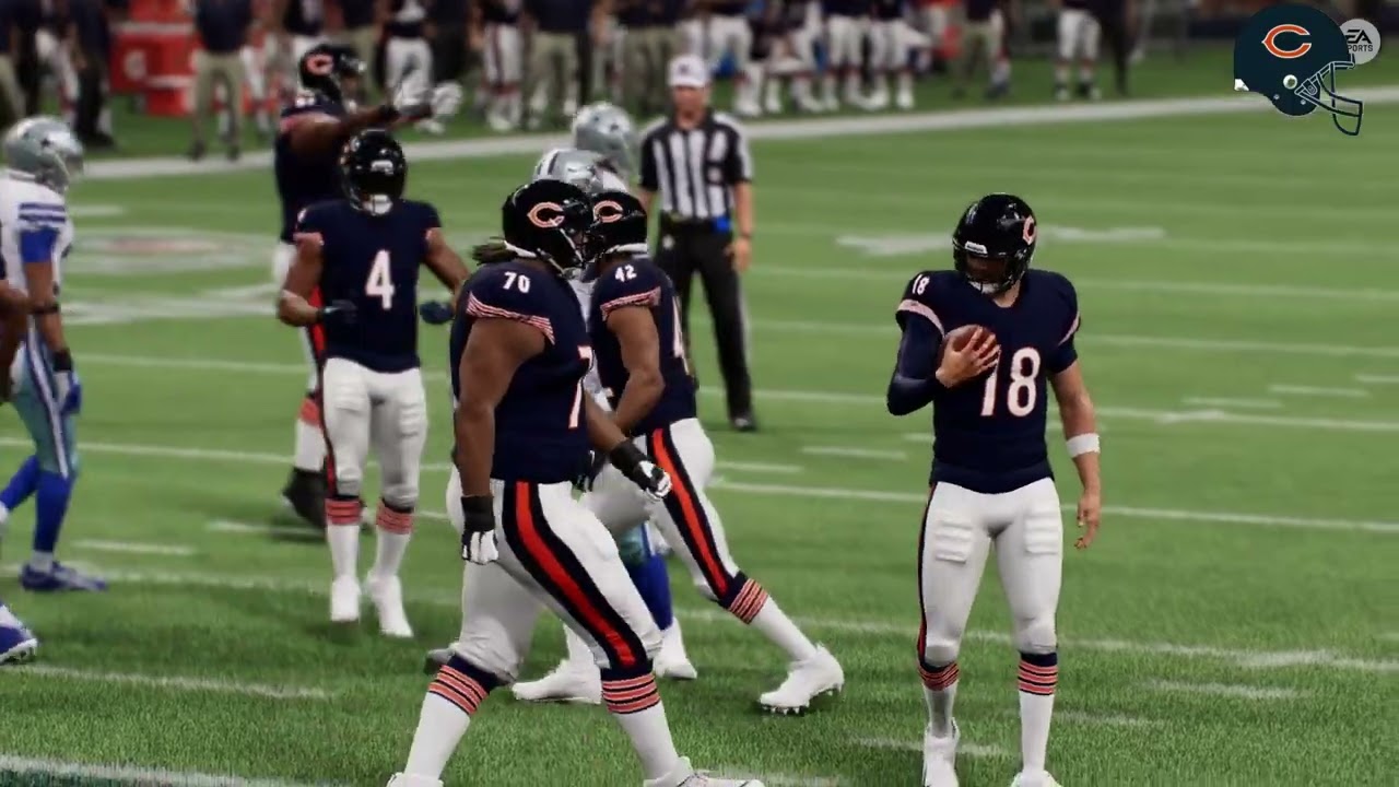 Madden NFL25 BEARS Franchise YR2 Wild Card Round - Bears at Cowboys