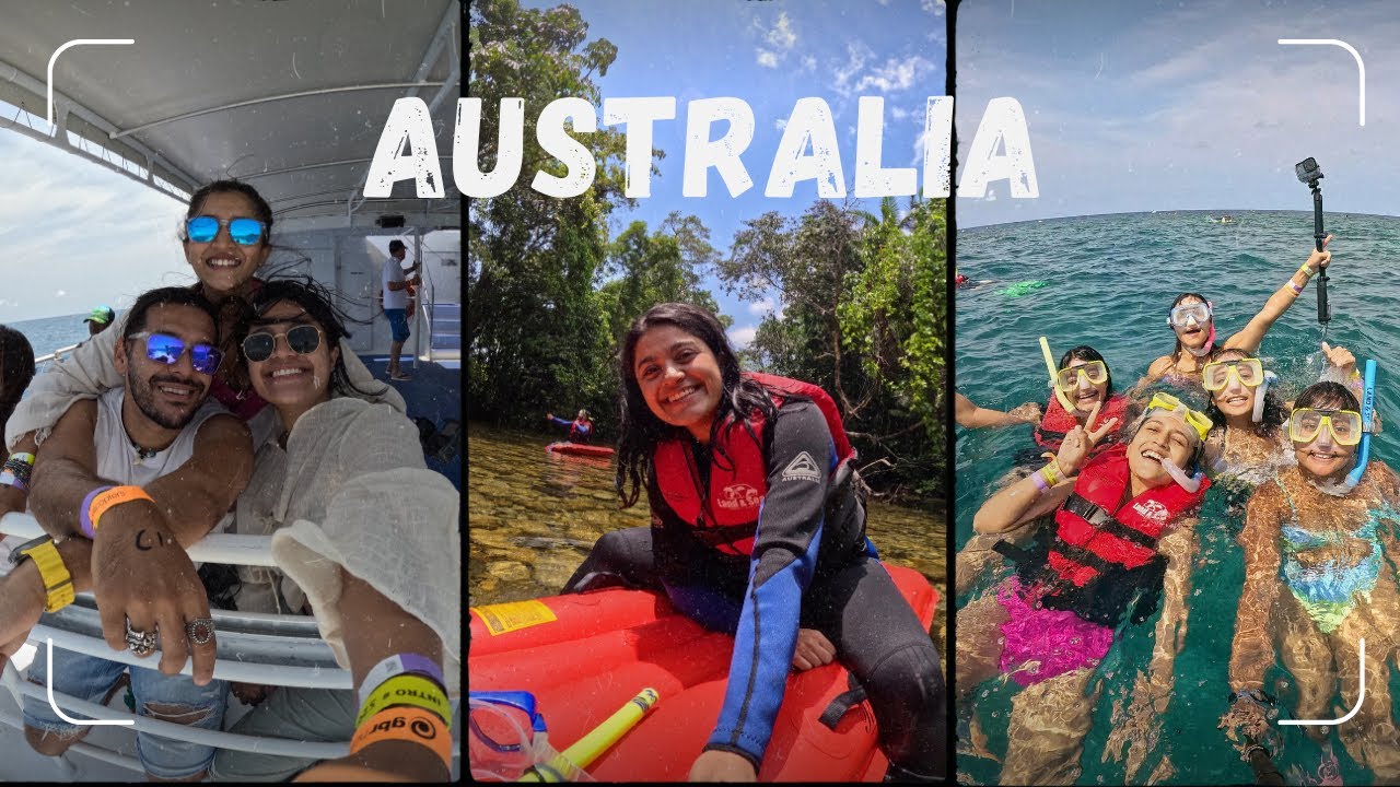 I saw the great Barrier Reef! | Aussie Vlog Part 1