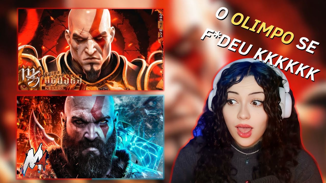 2 EM 1 | M4rkim - Ruína Dos Deuses & Ragnarok (Kratos) | June Reacts