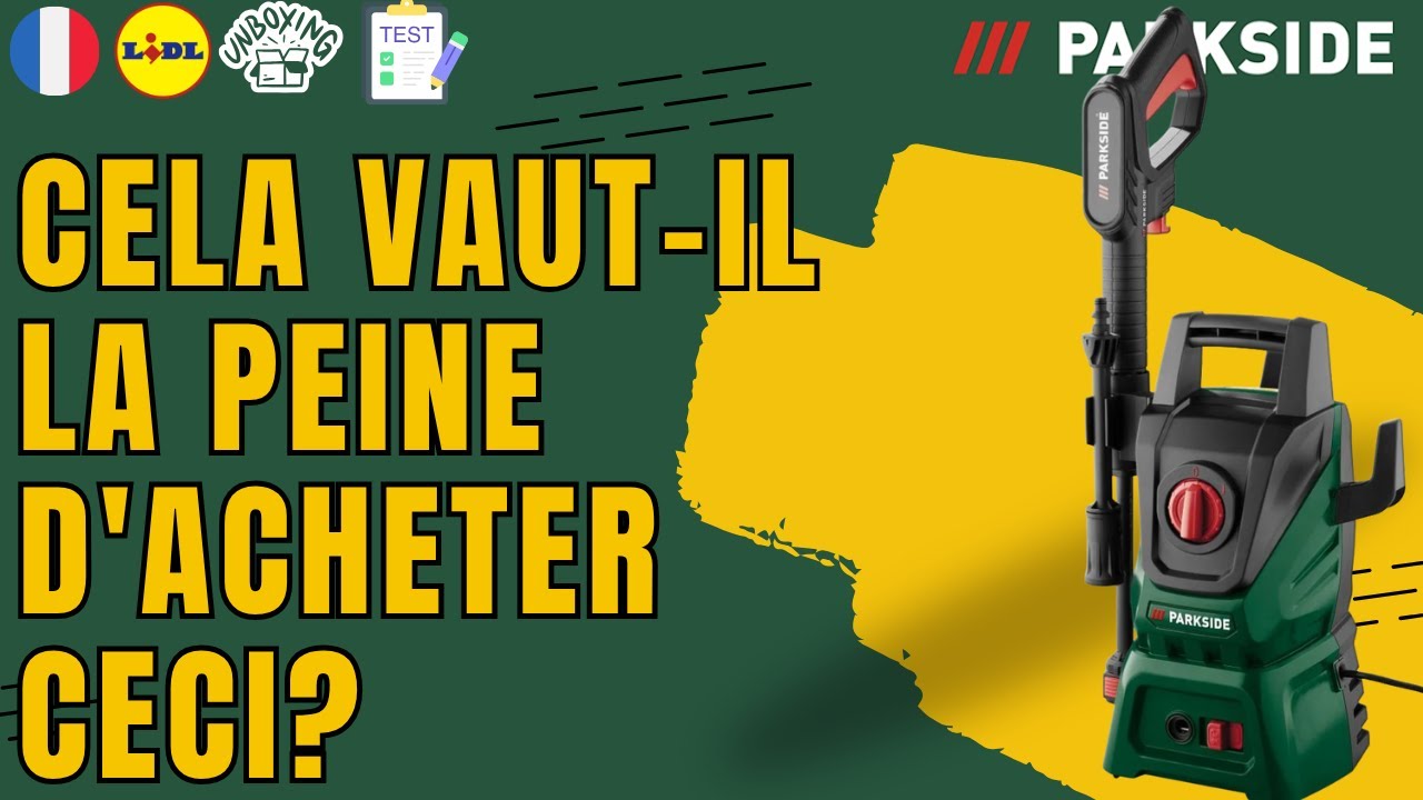 NETTOYEUR HAUTE PRESSION Parkside PHD 110 G2 FRANCE FRANÇAIS LIDL