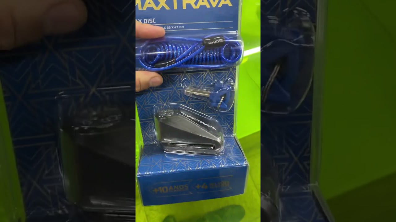 Trava De Disco Maxtrava Max 100 Preto C/ Pino