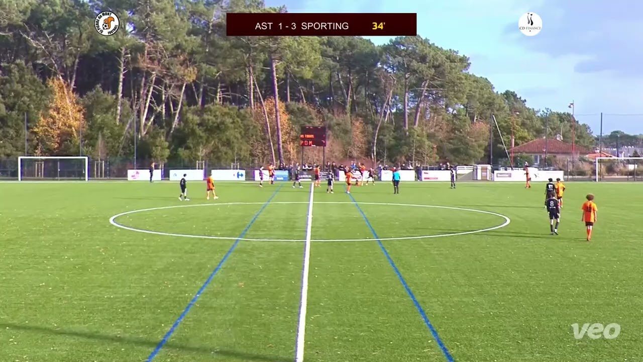 Résumé CL U15 1/8 Tarnos D2 - Sporting Accés LFNA 100126 1-4