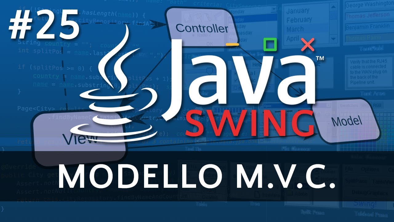 Architettura MVC: Creazione Modello - Tutorial Java Swing #25